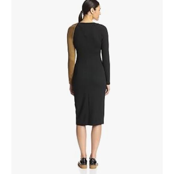 Ronen Chen Nelly Colorblock Long Sleeve Sheath Dress Size 10 NWT - Picture 2 of 8